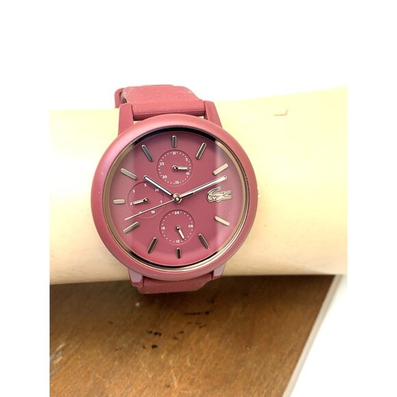 Lacoste Women\'s Watch 2001328 Quartz Red Dial Rubber Strap 38mm main image 11
